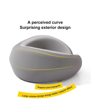 Soft Cervical Collar Soft Foam Wraps Keep Vertebrae Stable Keep Vertebrae Stable Comfort Neck Support Soft Neck Support Relieves Pressure in Spine Neck Support Brace for Home Gray - Buy Online on GoSupps.com