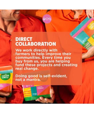 The Cocoa Circle 100% Pure Cocoa Powder - 250g | High Quality Unsweetened Cocoa for Baking Desserts & Hot Chocolate | Rich i - Buy Online on GoSupps.com