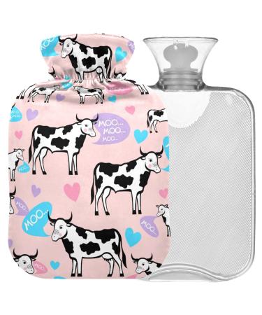 NAANLE CAROON COUS COUSE WATE WATE WATER BACK 2L Large hot hot water bottle for bed Hand feet Warmer pain relief heat and cold therapy