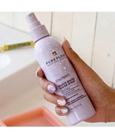 Pureology Style + Protect Beach Waves Sugar Spray | For Color-Treated Hair | Adds Texture To Create Tousled Waves | Sulfate-Free | Vegan | Updated Packaging | 5.7 Fl. Oz. | - Buy Online on GoSupps.com