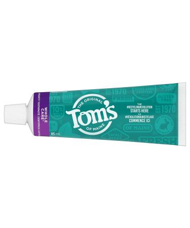 Buy Toms of Maine Whole Care Peppermint Toothpaste 85 ML - Natural Oral Care - International Shipping Available - Buy Online on GoSupps.com