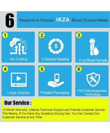 IKZA G-666B Blood Glucose Monitor with Lancing Device - Diabetes Testing Kit - Buy Online on GoSupps.com
