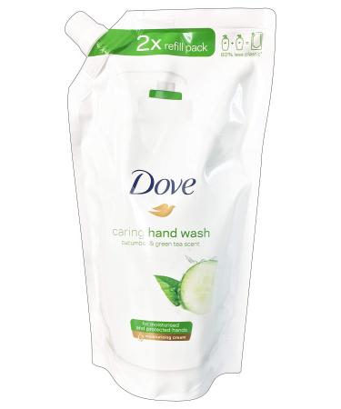 Dove Nourishing Hand Wash Lotion Cucumber and Green Tea with 1/4 Moisturizer 500 ml Refill Pack (1 x 500 ml) 500 ml (1 pack) - Buy Online on GoSupps.com