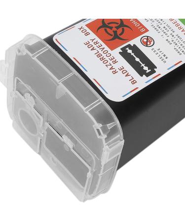 Blade Tank & Razor Blade Disposal Box - Secure Collection Container for Barbershops & Salons (Black) - Buy Online on GoSupps.com