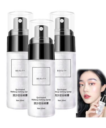 Waterproof Makeup Setting Spray Waterproof Setting Spray Makeup Setting Spray for Makeup Long Lasting Fixing Spray Makeup Finishing Spray for Makeup Moisturize Oil Control (3PCS)