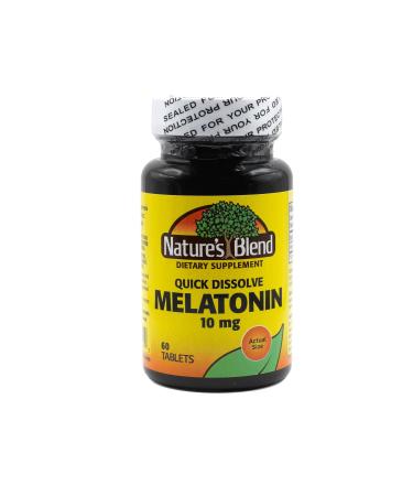 Nature's Blend Melatonin 10mg 60 Tablets