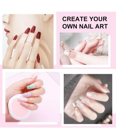 360PCS AISEELY Gel Tips Nail Extension Kit - Short Coffin Soft Gel Tips with 4 In 1 Nail Accessories and UV LED Lamp - Buy Online on GoSupps.com