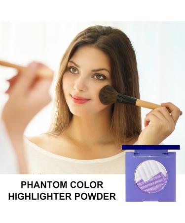 Shimmer Highlighter Palette - Makeup Glitter Highlighters in Phantom Color | Long-Lasting Highlighting 2-Color Eye Makeup Powder Palette for Eyelids Lip Kagrote S10 - Buy Online on GoSupps.com