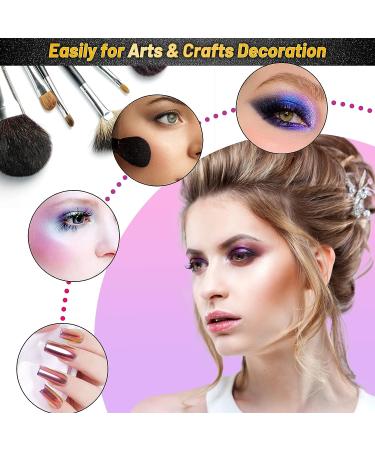 Chameleon Powder Pigment Set - 8 Color Changing Mica Powders for Epoxy Resin, Nails, Crafts & More - Buy Online on GoSupps.com
