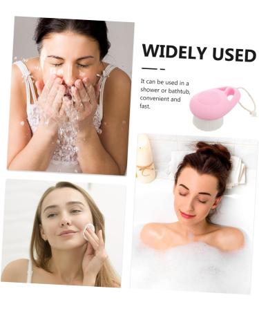 facial cleansing brush exfoliator facial brush facial scrubber exfoliator facial cleansing brush for women facial cleansing brush scrubber artificial fiber handle face - Buy Online on GoSupps.com