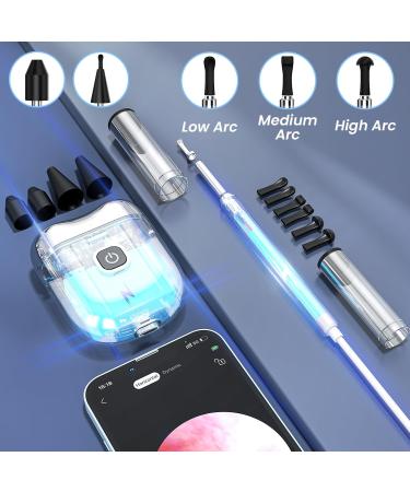 Ear Wax Removal Otoscope with Camera and Light - 1080P Waterproof Digital Ear Scope for iOS & Android - Ear Cleaner Tool Kit with Ear Pick - Buy Online on GoSupps.com