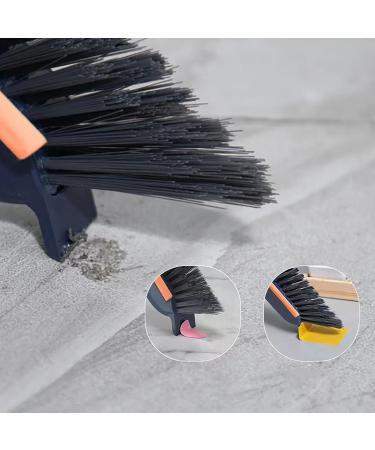 Long Handle Scrub Brush - 4-in-1 Scrub Brushes Cleaning Tool Cleaning Supplies - Bathroom Scrubber Shower Cleaner with Extended Removable Handle for Bathroom Toilet Blue - Buy Online on GoSupps.com