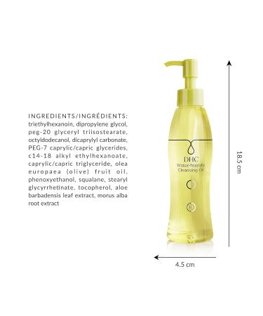 Buy DHC Water-Friendly Cleansing Oil 5 Fl. Oz. (150ml) - International Shipping Available | Gentle Makeup Remover & Hydrating Cleanser - Buy Online on GoSupps.com