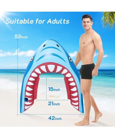 Adult Size Inflatable Pool Lounger with Cup Holder - Set of 2 | Swimming Pool Floats - Buy Online on GoSupps.com