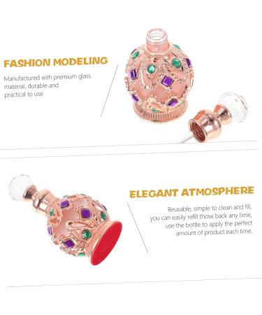 minkissy Diffuser essential oil bottle vintage dropper bottle essential oil car diffuser empty perfume storage bottle glass essential oil diffuser aromatherapy bottle alloy travel Perfume - Buy Online on GoSupps.com