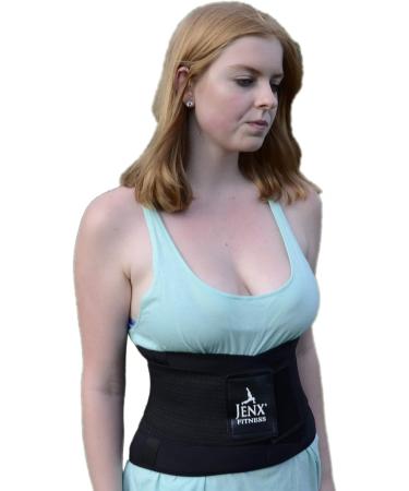 Jenx Fitness Unisex Waist Trainer Great Back Spine Support Reduce Back Pain Black Medium - Buy Online on GoSupps.com