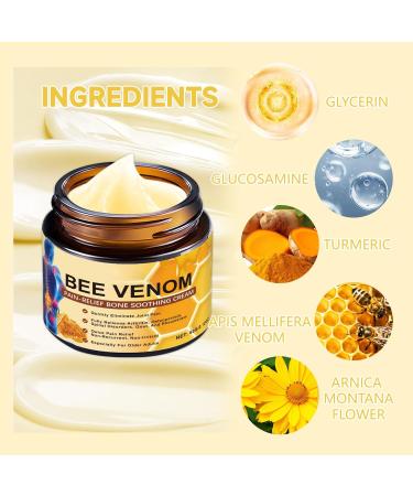  MagiSel Bee venom cream 60g bee venom repair cream bee venom cream joint and bone therapy cream with bee venom pain relief cream - Buy Online on GoSupps.com