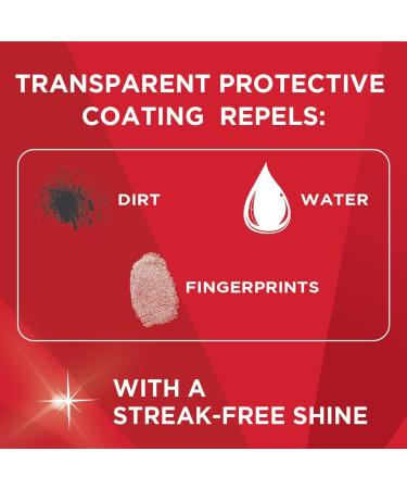 Magic Stainless Steel Cleaner Aerosol - 17 Ounce (2 Pack)- Removes Fingerprints Residue Water Marks and Grease from Appliances - Refrigerator Dishwasher Oven Grill 1.06 Pound (Pack of 2) - Buy Online on GoSupps.com
