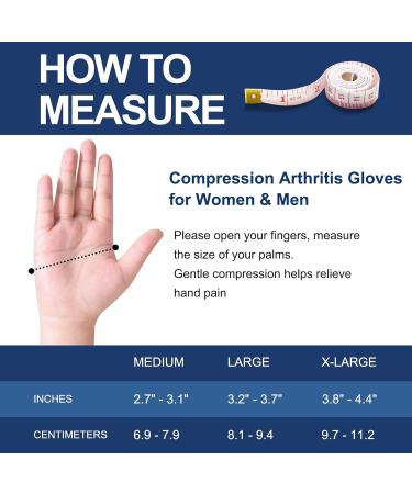 Copper Compression Arthritis Gloves for Men & Women - Cenawin Fingerless Carpal Tunnel Relief Reduces Hand Pain & Swelling | Large Size - Buy Online on GoSupps.com