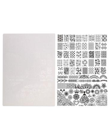 Nail Art Template Stencil & Stamping Kit - International Shipping Available! - Buy Online on GoSupps.com