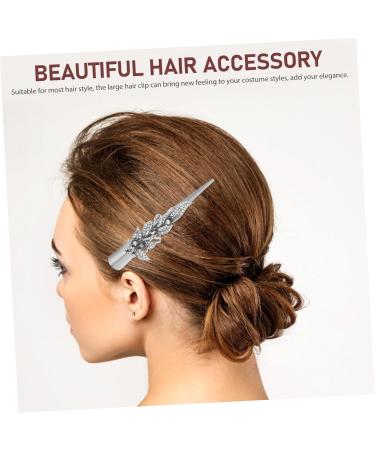 girls hair accessories hair clips unique clips for hair creative hairpins hairpin for women large barrette hair accessories for women large hair clip Cymbidium crystal Miss vintage - Buy Online on GoSupps.com