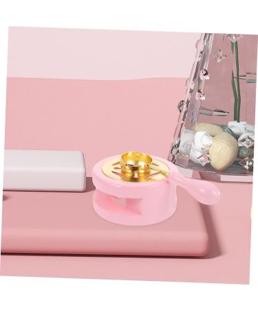Tofficu Victory Melts Wax Warmer Set | Spoon & Hollowed Wax Seal Tools | Aluminum Alloy Pink 4x4x4cm - Perfect for Wax Melting - Buy Online on GoSupps.com