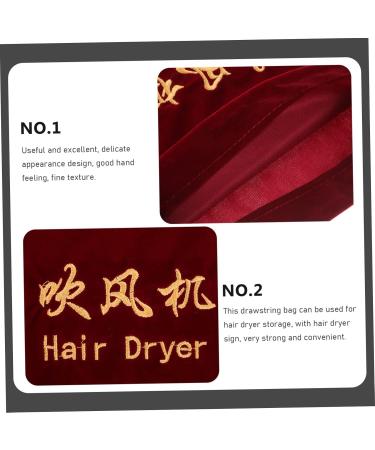 Healeved 6 Pcs Hair Dryer Storage Bag Hair Dryer Organizers Bag Drawstring Bags Hair Tools Travel Bag Fabric - Buy Online on GoSupps.com