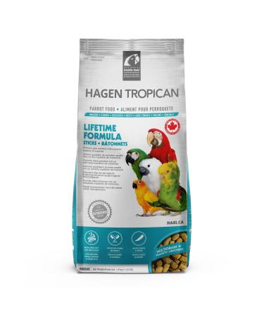 Tropican Lifetime Formula Sticks for Parrots - 1.5 kg (3.3 lb)