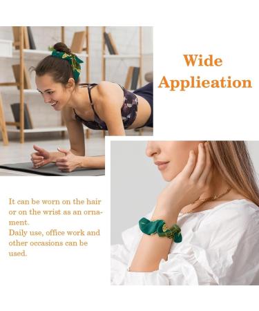 6 Pieces Bow Hair Scrunchies Rabbit Bunny Ear Scrunchies Orange Pattern Bow Bowknot Scrunchies Bobbles Elastic Hair Ties Ropes Ponytail Holder Accessories for Women Girls Color 1 - Buy Online on GoSupps.com