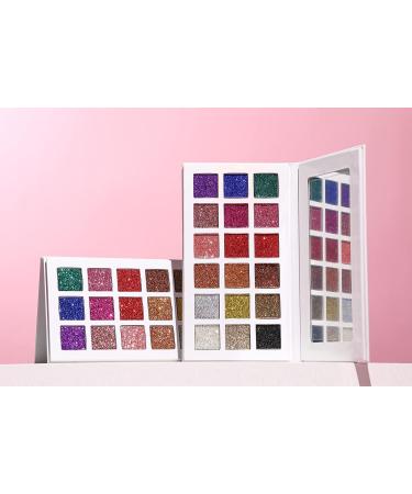 YNZON Eyeshadow Palette: 18 Color Longlasting Glitter, Shimmer Metallic Sparkle Eye shadow Pallet - Perfect Christmas Gift for Women and Girls - Buy Online on GoSupps.com