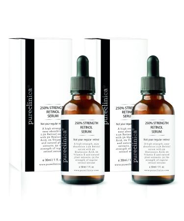 250% Strength Retinol Serum (2.5%) (with 5% HA and 2% Vitamin E) 30ml / 1 fl oz (2 bottles)