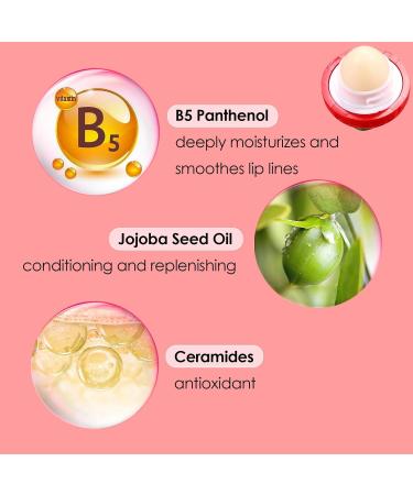 Buy KISSIO Strawberry Lip Balm | Moisturizing Lip Care with B5 & Jojoba Oil | Soothes Chapped Lips & Enhances Elasticity | Cruelty-Free | 0.12 oz - Buy Online on GoSupps.com