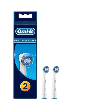 Oral-B Genuine Precision Clean Toothbrush Heads Replacement Refills for Electric Rechargeable Toothbrush Deep and Precise Cleaning Pack of 2