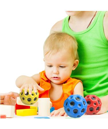 Xinchen 3-Piece Moon Ball Set - High Jumping Rubber Bounce Balls for Kids | Ideal for Outdoor Fun & Play - Buy Online on GoSupps.com
