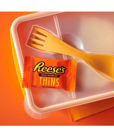 Reese's Chocolate Candy Peanut Butter Cups Thins Individually Wrapped - 680g/23.8 oz. - Buy Online on GoSupps.com