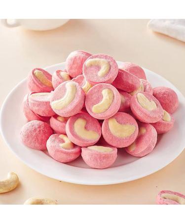 Freeze-dried Strawberry with Cashew kernel 100g Instant snack nuts Crispy sour sweet Mixed dried fruits - Buy Online on GoSupps.com