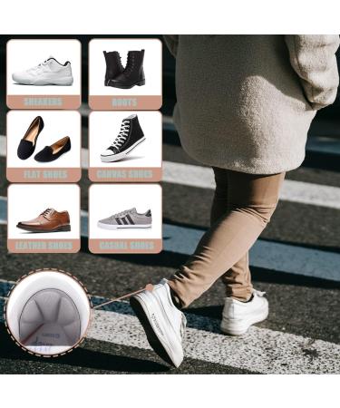 6 Pairs Heel Cushion Inserts - Soft Mesh Heel Grips for Loose Shoes | Reusable Blister Protectors for Men & Women - Buy Online on GoSupps.com