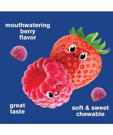 Kids Zinc Gummies 25mg - Immune System & Antioxidant Support - Skin Health - 60 Gummies - Buy Online on GoSupps.com
