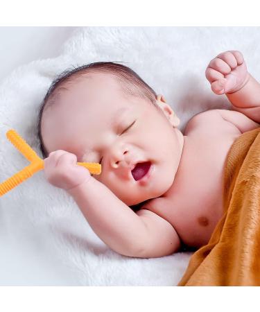 NUOBESTY Y Shape Silicone Teether Toy | BPA-Free Teething Toy with Granule for Babies - Buy Online on GoSupps.com