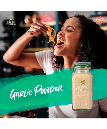 Certified Organic Garlic Powder 3.64 oz - Allium Sativum L - Buy Online on GoSupps.com