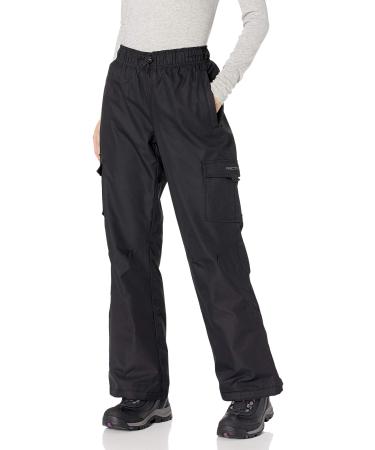 Arctix Women's Lumi Pull Over Fleece Lined Cargo Snow Pants Black X-Large