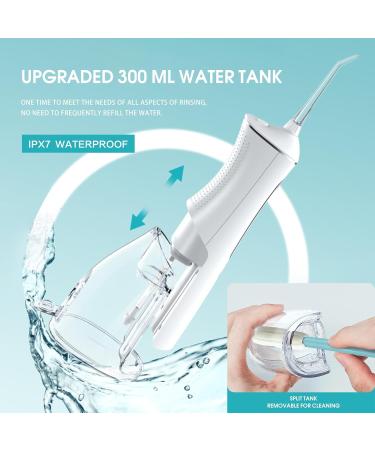 Water Dental Flosser - Portable Rechargeable Oral Irrigator with 4 Modes | IPX7 Waterproof Teeth Cleaner for Home & Travel - Black - Buy Online on GoSupps.com