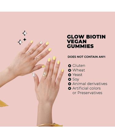Future Kind Vegan Biotin Gummies (60ct) for Hair Skin Nails - VIT A C & E - Vegan Hair Growth Vitamins - Orange Flavored - Buy Online on GoSupps.com