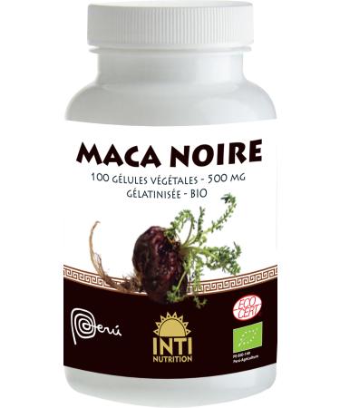 Peruvian Superfood 100% Pure Black Maca Capsules
