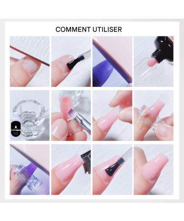  Mppchhn Nail Gel Extension Kit - 10pcs Nail Gel Kit - Personal Care Supplies for Spa Wedding Holiday Summer Party Home Travel and Home - Buy Online on GoSupps.com