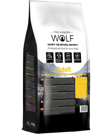 The Hunger of the Wolf Grain-Free Dog Food for All Breeds - 14 kg Dry Food with Chicken Turkey Duck & Potatoes - Buy Online on GoSupps.com