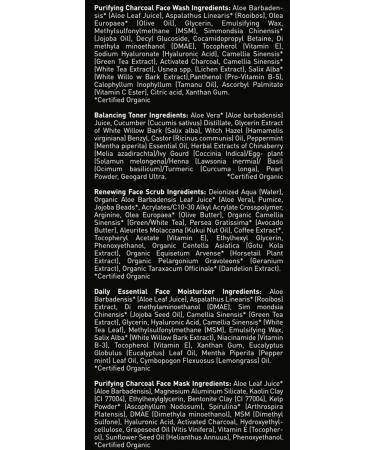 Shop Brickell Men's Daily Elite Face Care Routine | Toner Charcoal Facial Wash Scrub Night Cream & More - Natural & Organic Skincare - Buy Online on GoSupps.com