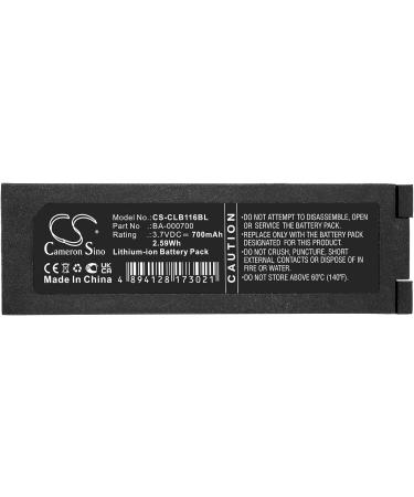 Replacement Battery for CipherLAB 1166/1266 & CL1160/CL1266 - BA-000700 700mAh/3.7V | International Shipping Available - Buy Online on GoSupps.com