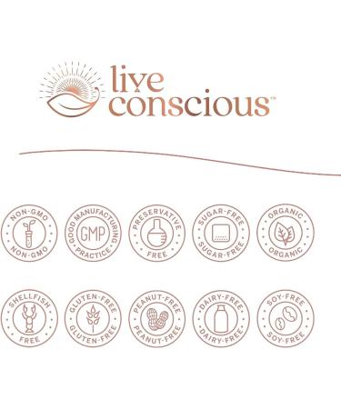 Organic Pea Protein Powder - Cosmic Cacao Chocolate Flavor | Plant-Based Vegan Protein Blend - 20 Servings, 17 oz - Live Conscious Cacao 1.07 Pound - Buy Online on GoSupps.com