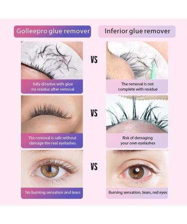 15g Eyelash Extensions Remover - Quick & Damage-Free Removal | Dissolve Lash Adhesive in 1-2 Minutes (Peach) - Buy Online on GoSupps.com
